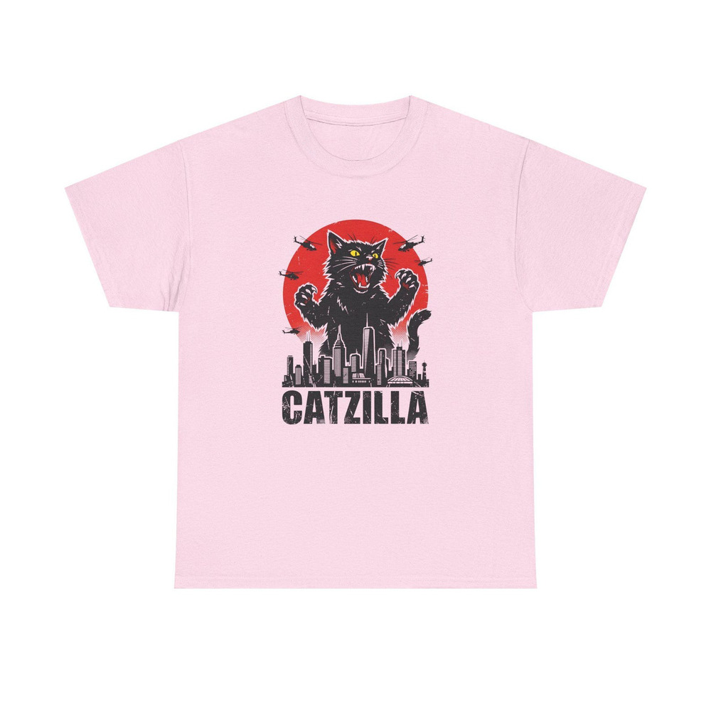 Catzilla Monster Cat Tee Light